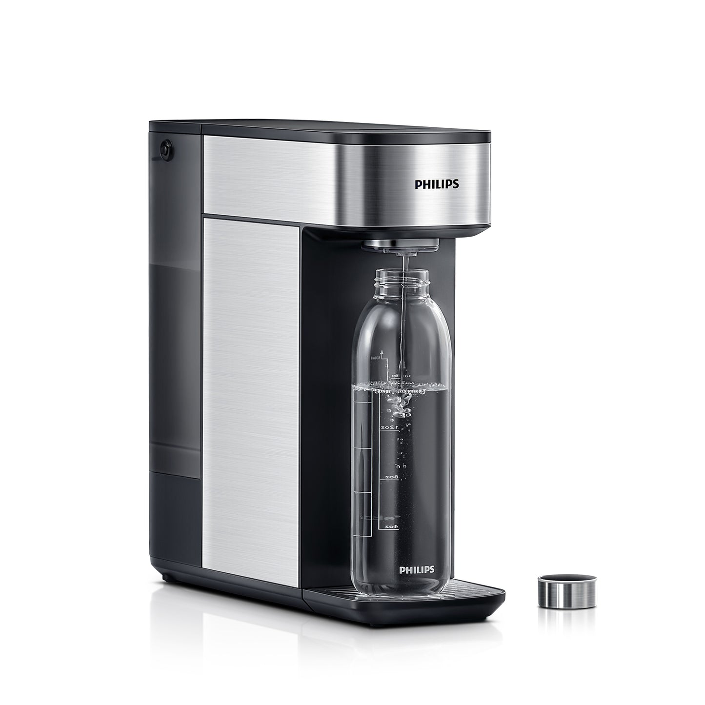 PHILIPS Countertop Reverse Osmosis Water Filter Dispenser, 5 Stages RO Water Filtration System Purifier with Aquaporin Technology Tested by NASA, 3:1 Pure to Drain, NSF/ANSI 372 Certified, Reduce TDS, ADD5930BK