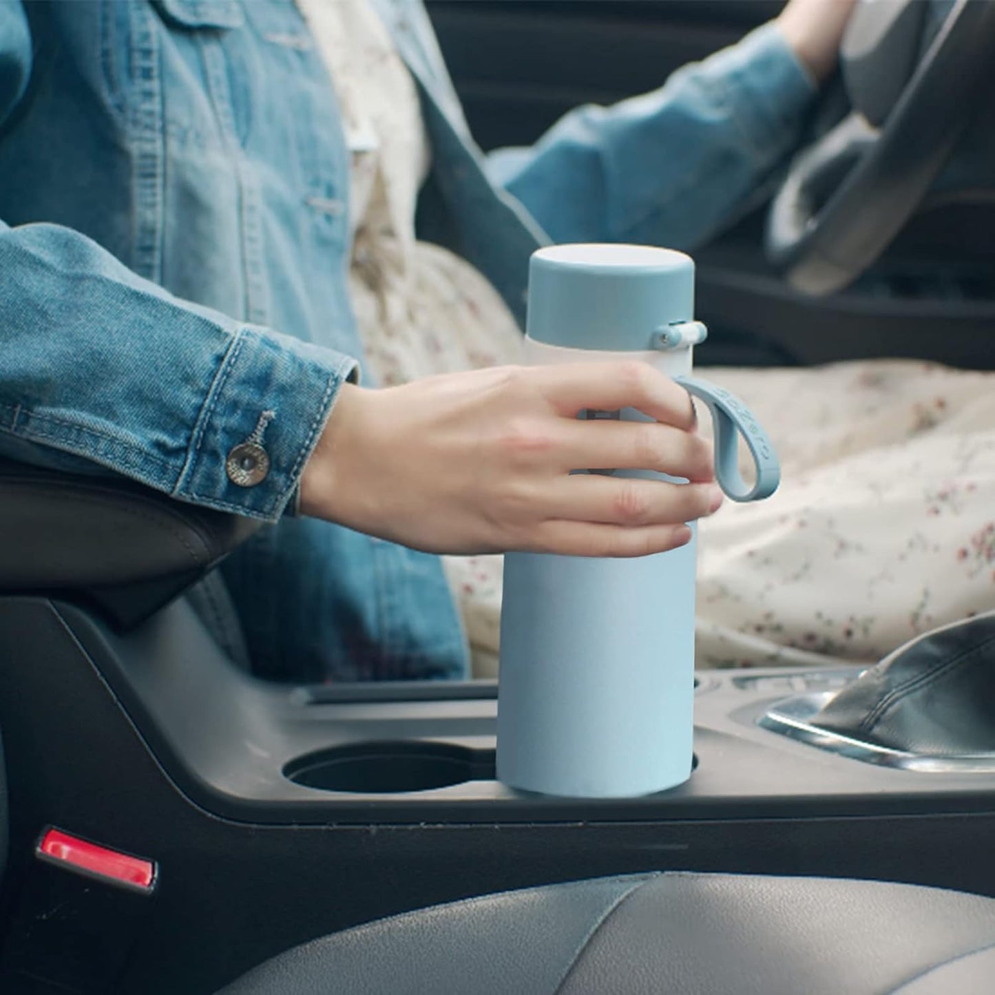 PHILIPS Water Bottle with Filter, Filter Water Bottle Stainless Steel with GoZero Everyday BPA-Free Tap Water Filter, Water Filter Bottle Keep Drink Cold 24 Hours, 3 Filters for 120 gal / 6 Months