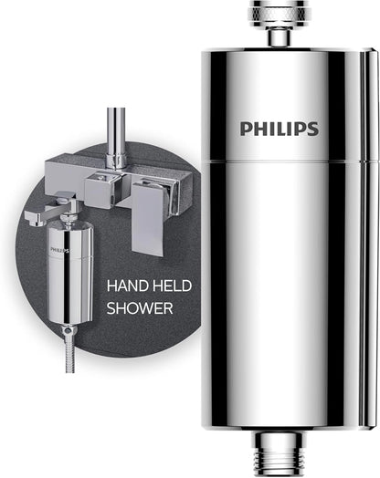 Philips Shower Filter cartridge, NSF certified KDF Material Double Mesh Filtration, Reducing Chlorine/Impurities/Rust Sediments (shower filter cartridge)